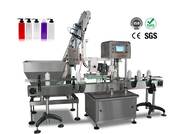 Efficient automatic rotary capper 60 bottles per minute precision screw capping machine