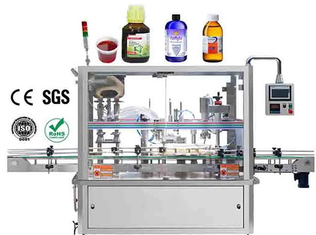 High Speed Automatic Liquid Filling Machine 5000 Bottles Per Hour for Water Juice Oil