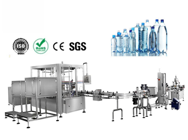 Commercial liquid filling machine production line labeling machine packaging machine for beverages juices and wines