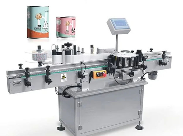 High-Speed Automatic Labeling Machine for Round Bottles 200 BPM PLC Control