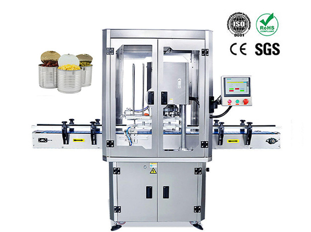 Fast sealing automatic can seaming equipment 40-80 units/min for beverage cans